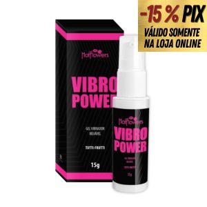 VIBRO POWER TUTTI FRUTTI - VIBRADOR LÍQUIDO COMESTÍVEL - HOT FLOWERS